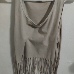 Forever 21 Women's Tank Top with Fringe
